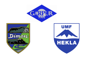 Frjálsíþróttaæfingar á íþróttavellinum á Hellu