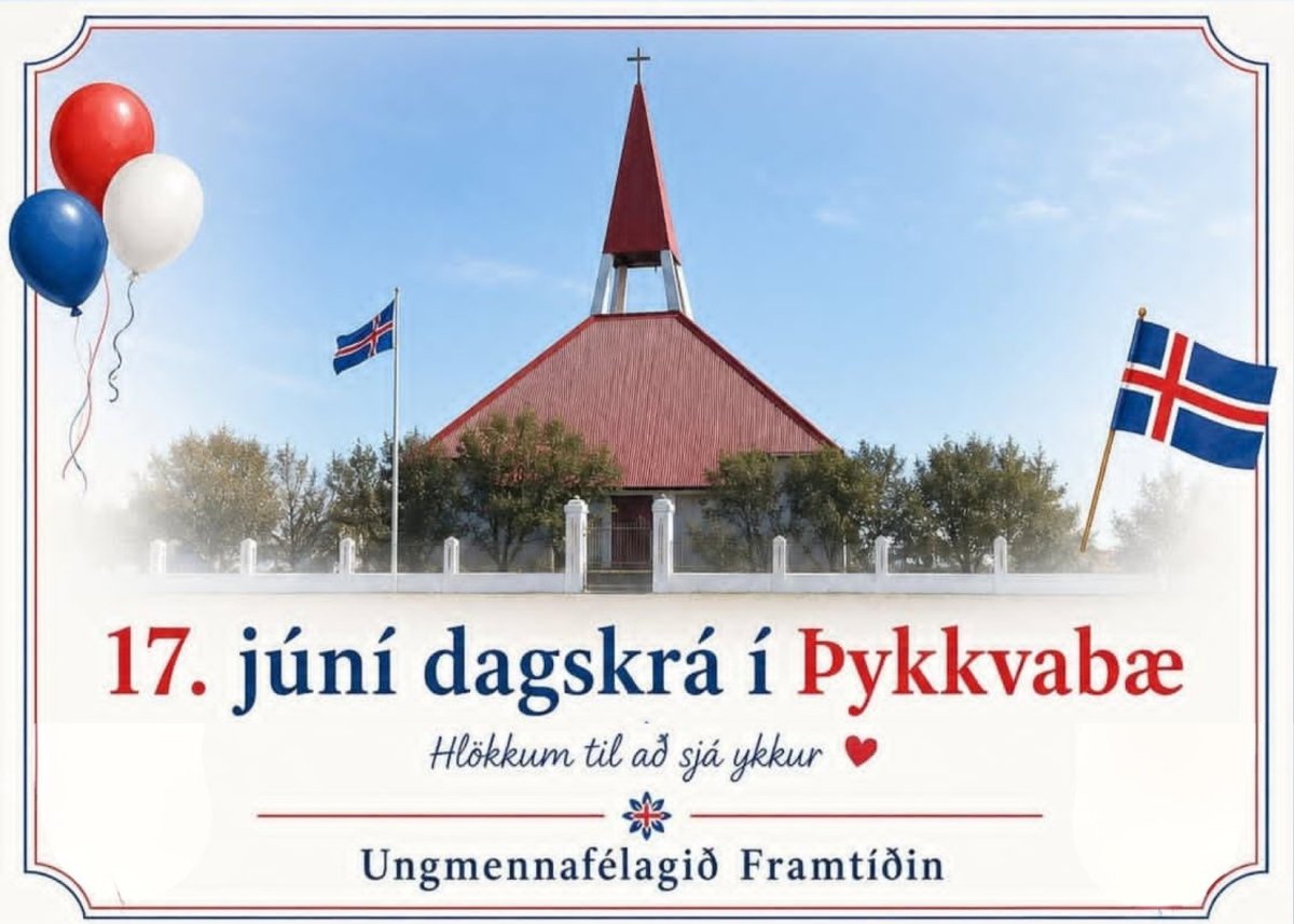 17. júní dagskrá í Þykkvabæ