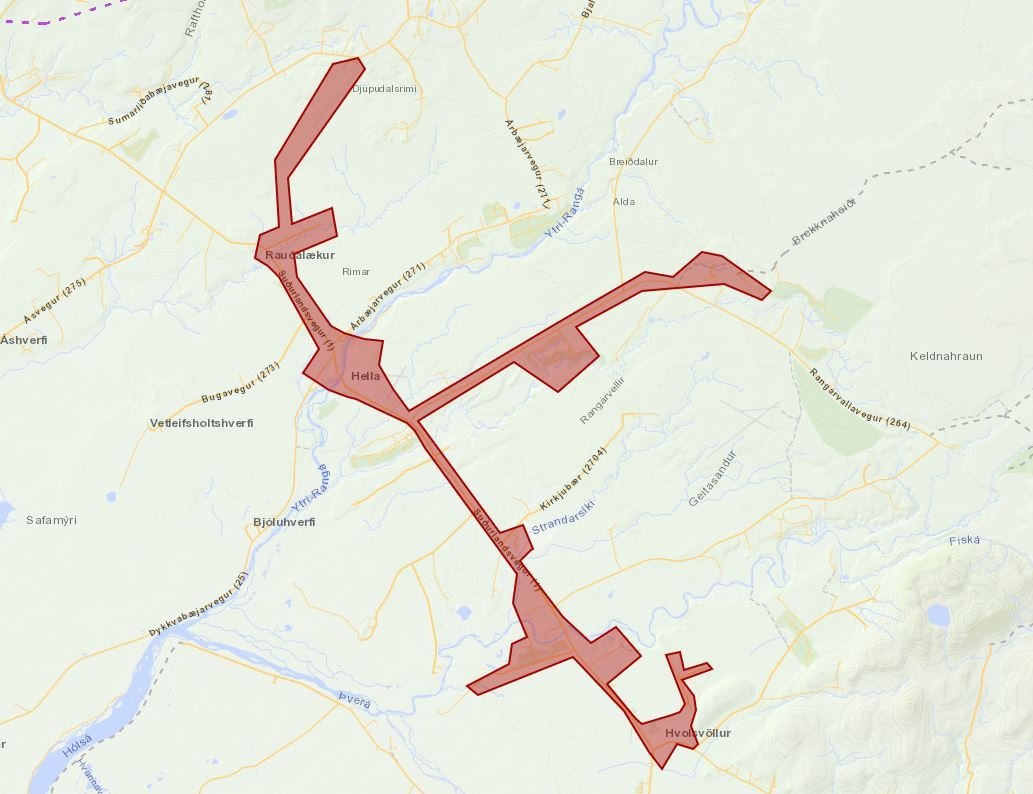 Heitavatnslaust í Rangárveitum mánudaginn 4. maí kl. 14:00-18:00