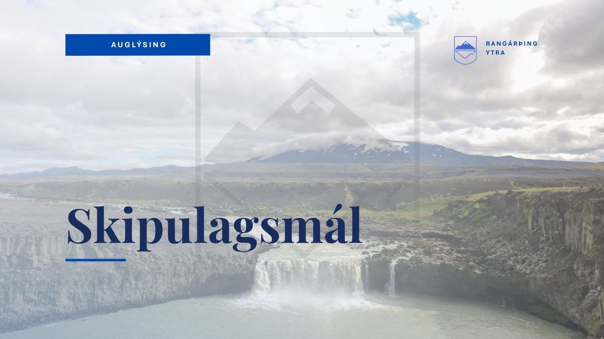 Auglýsing um skipulagsmál
