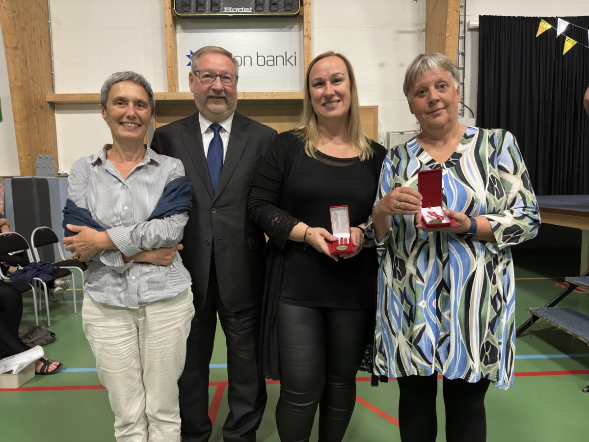 Gerard Pokruszynski sendiherra Póllands ásamt konu sinni Margherita Bacigalupo-Pokruszynska, Magdale…