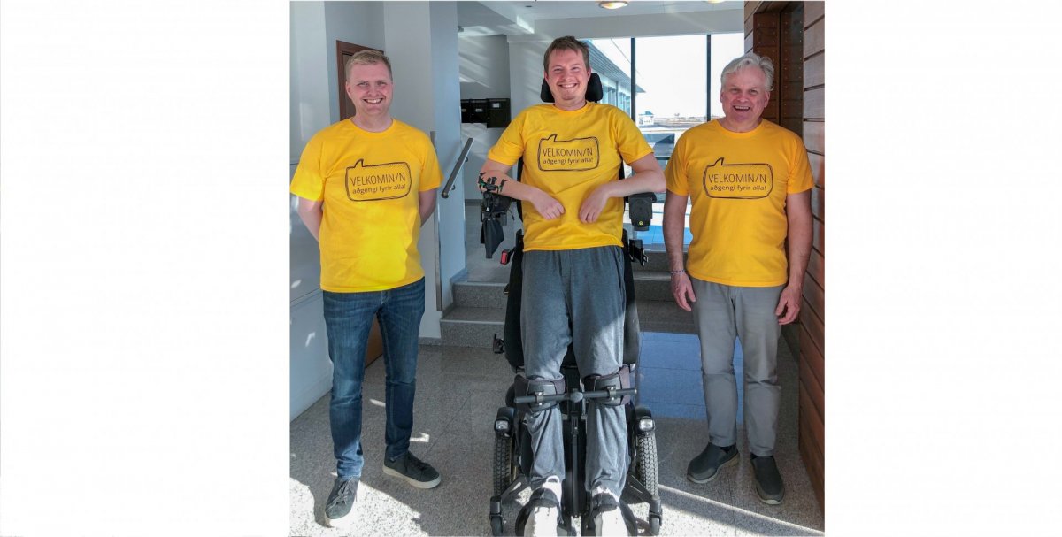 F.v. Eiríkur Vilhelm Sigurðarson, markaðs- og kynningarfulltrúi, Brandur Bjarnason Karlsson, frumkvo…