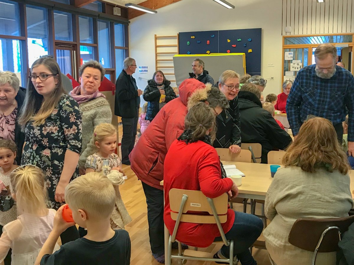 Afa og ömmukaffi hjá Leikskólanum á Laugalandi