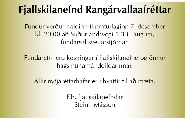 Fjallskilanefnd Rangárvallaafréttar