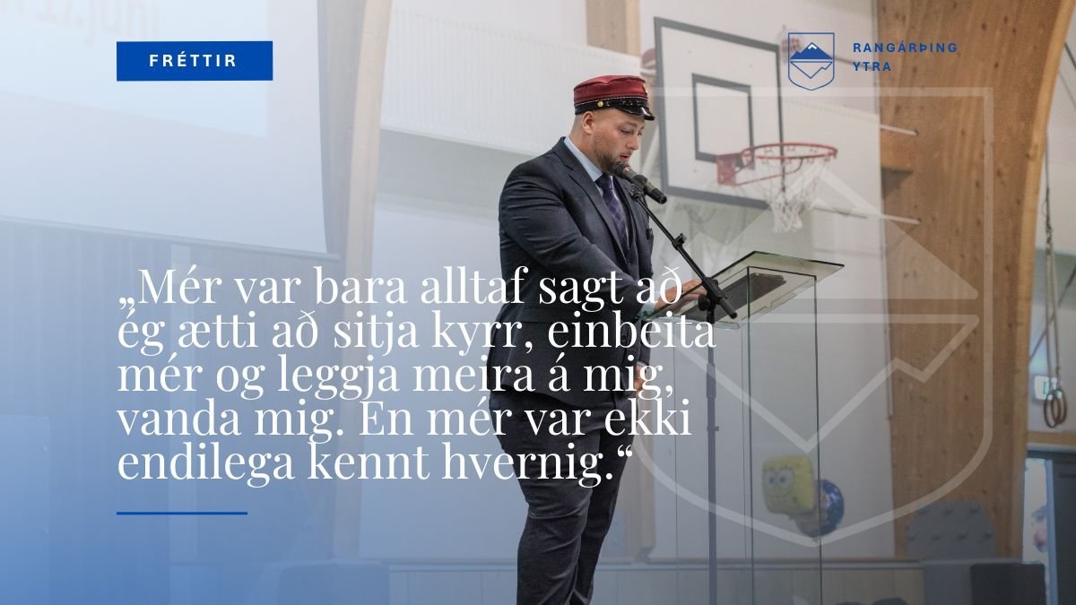 Ræða nýstúdents 17. júní 2026 - Sindri Snær Brynjólfsson