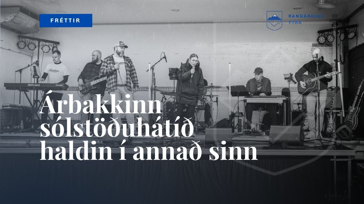 Árbakkinn sólstöðuhátíð haldin í annað sinn