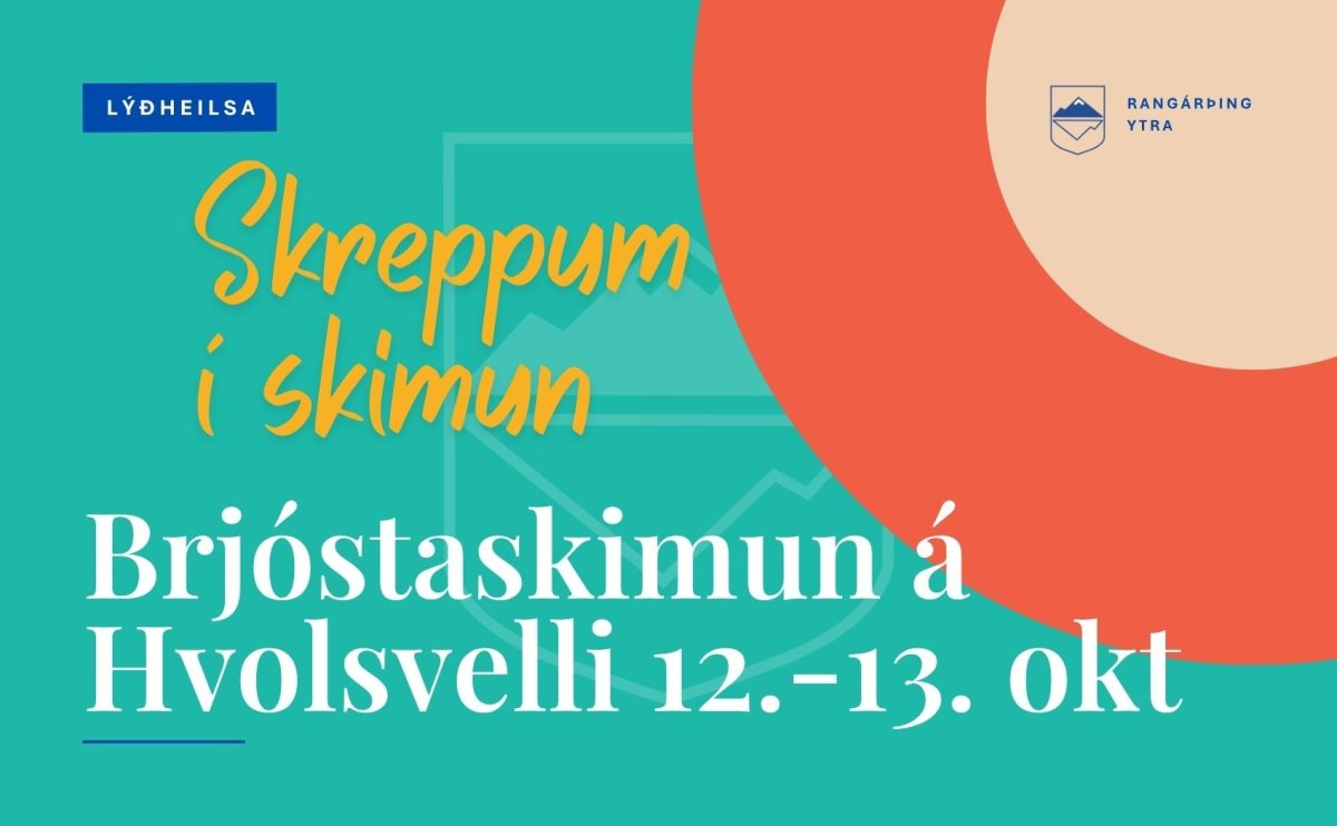 Brjóstaskimun á Hvolsvelli 12.–14. október