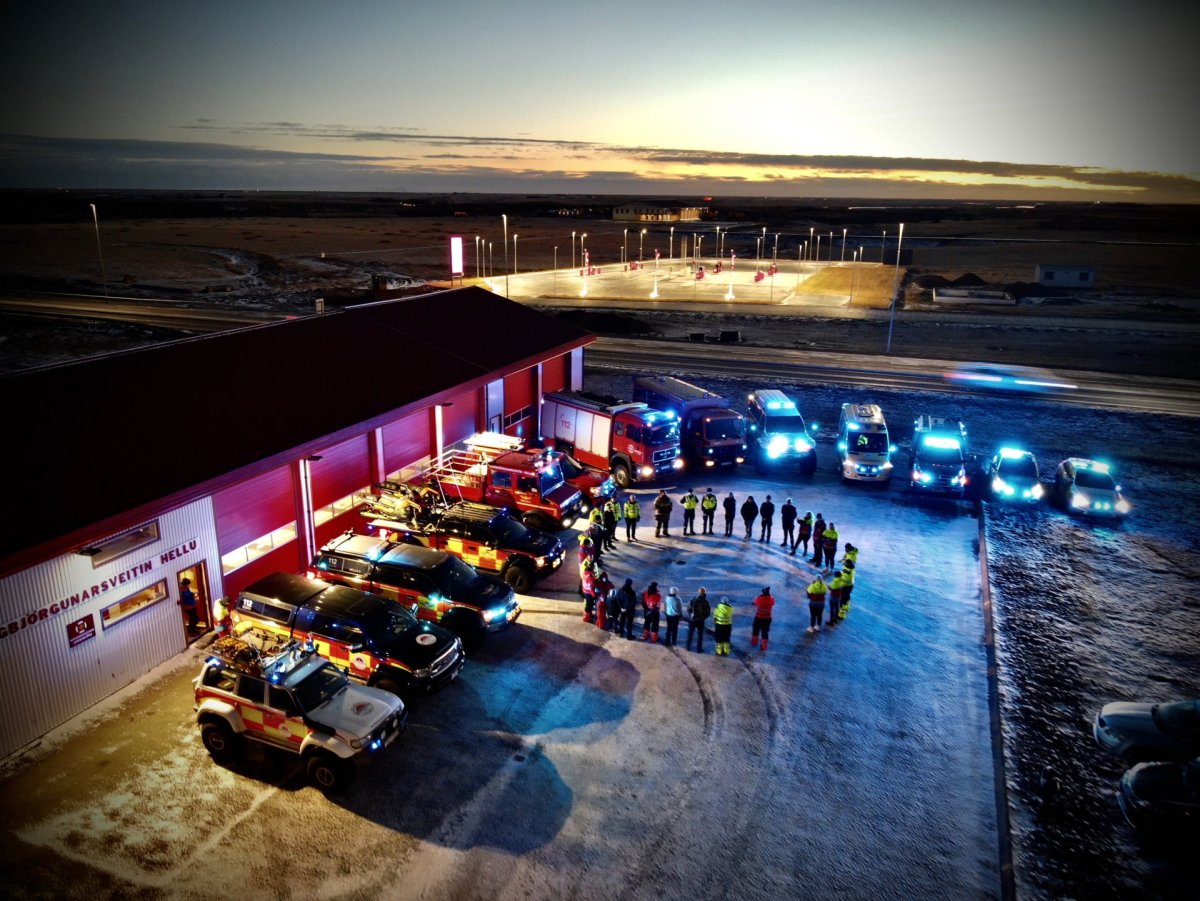 Viðbragðsaðilar í Rangárvallasýslu minntust fórnarlamba umferðarslysa