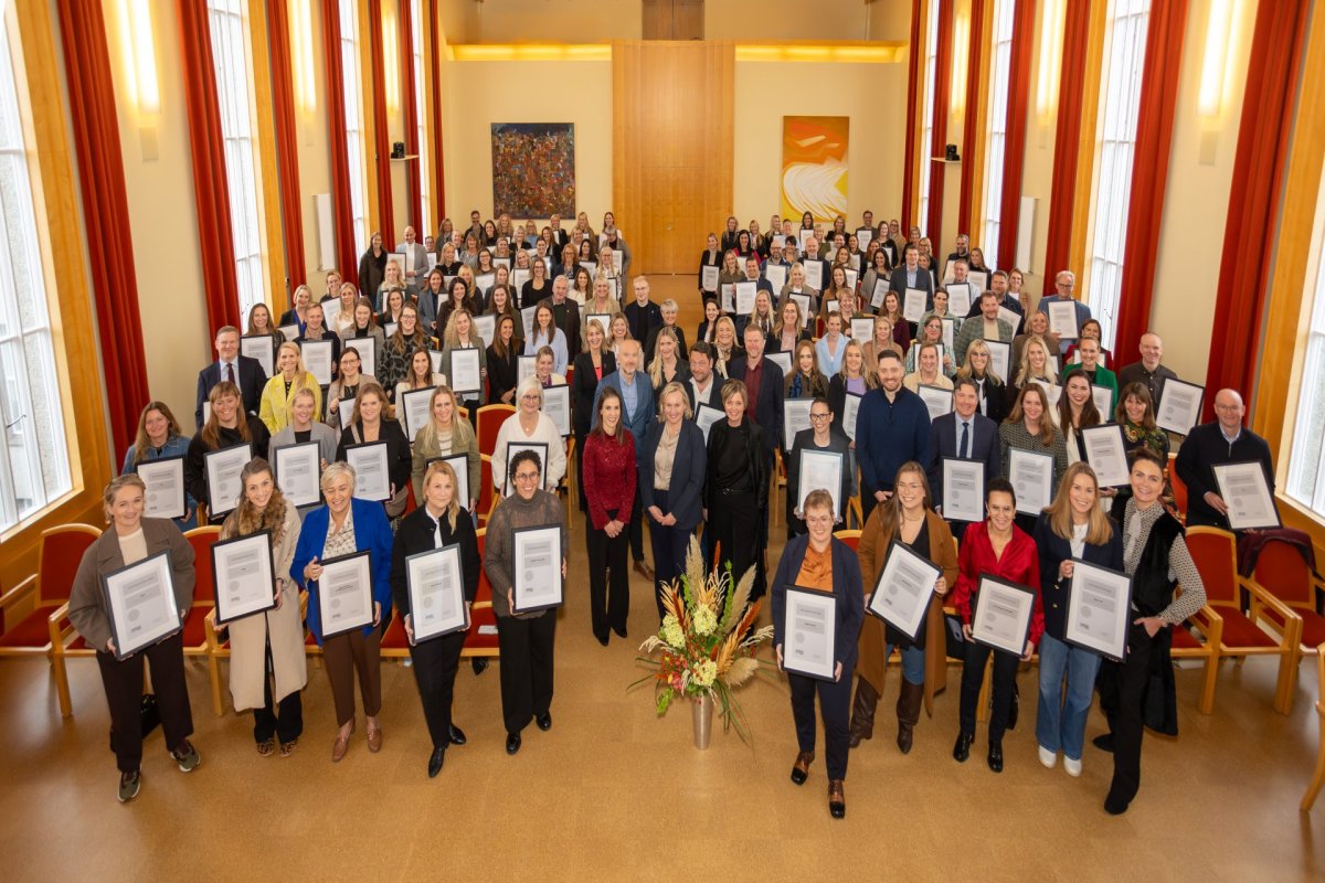 Frá afhendingu viðurkenninga // mynd: Silla Páls