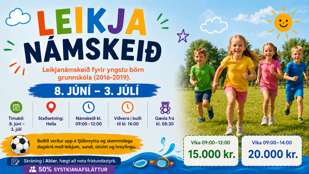 Sumarnámskeið 2026