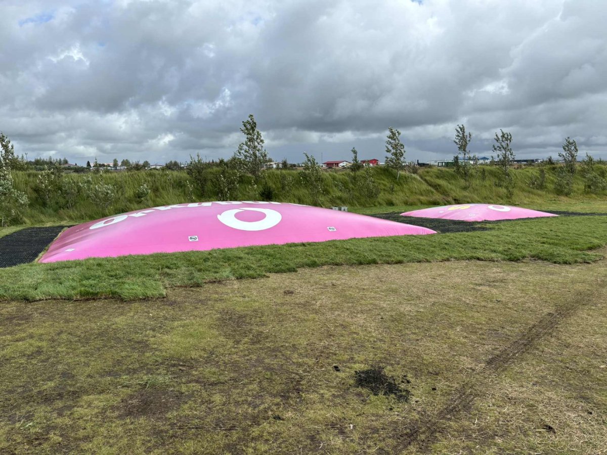 Nýir ærslabelgir við Hellu