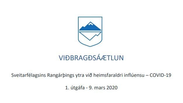 Viðbragðsáætlun sveitarfélagsins vegna COVID-19