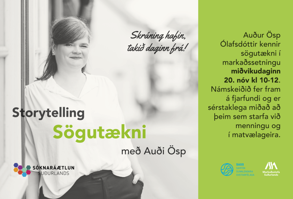 Námskeið í sögutækni á miðlum