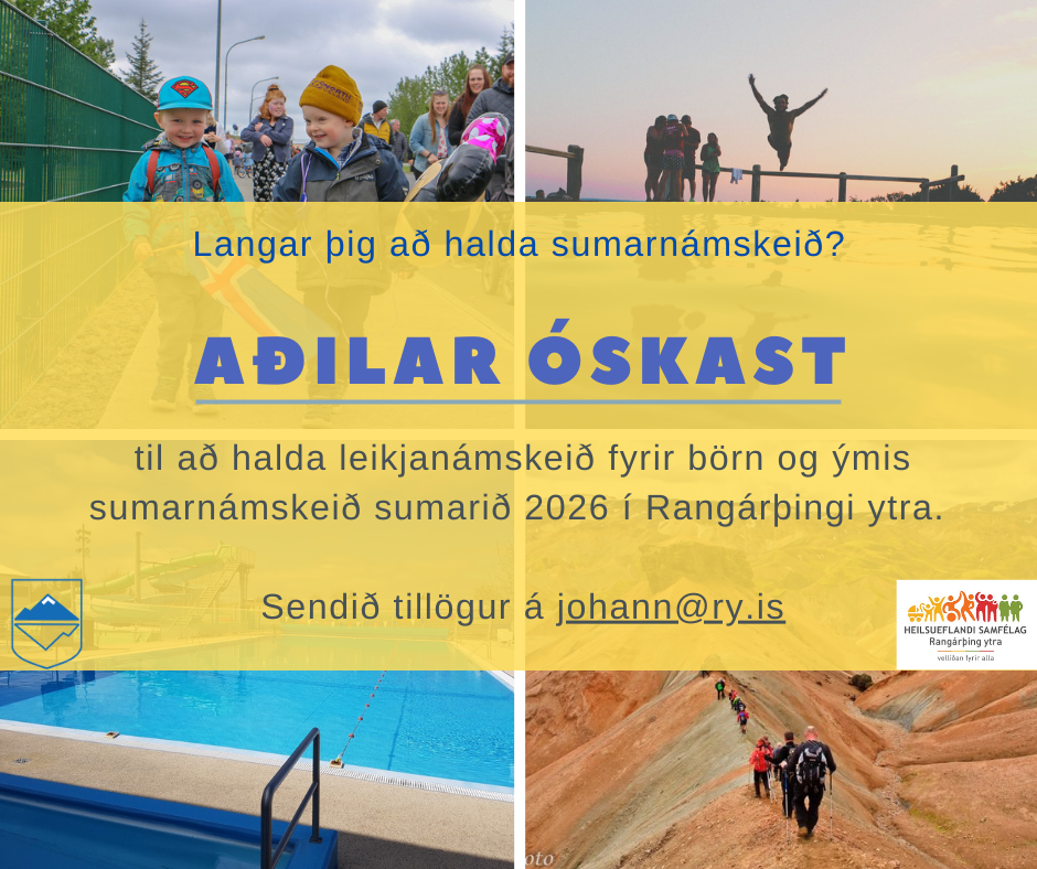 Aðilar óskast til að halda sumarnámskeið 2026