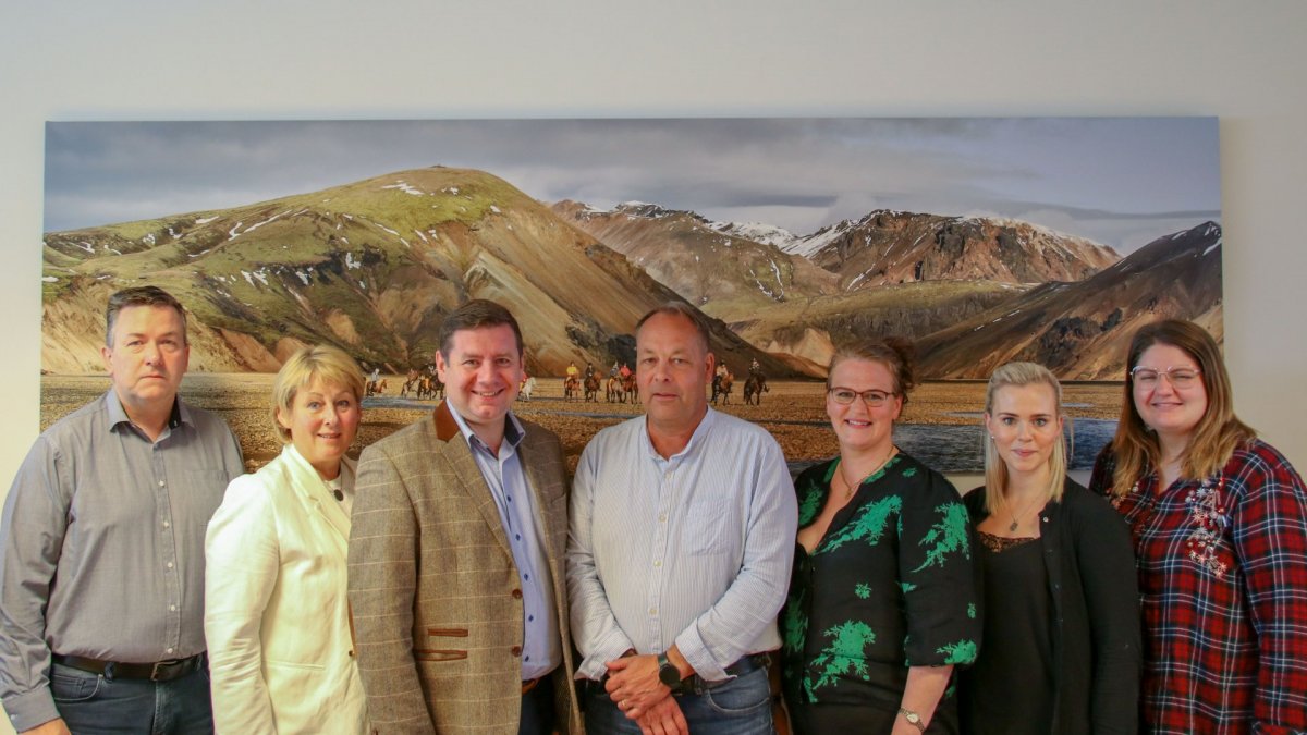 F.v. Þröstur Sigurðsson (D), Eydís Þ. Indriðadóttir (D), Ingvar Pétur Guðbjörnsson (D), Eggert Valur…