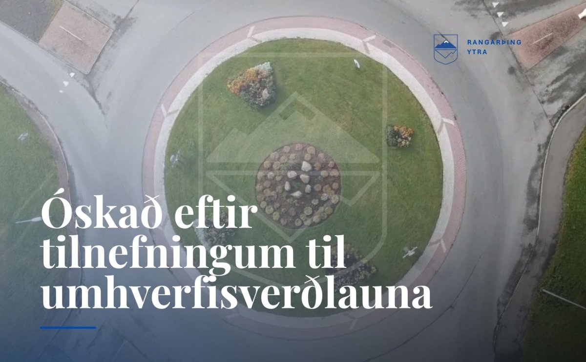 Óskað eftir tilnefningum til umhverfisverðlauna