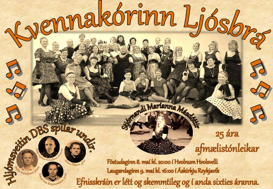 Kvennakórinn Ljósbrá fagnar 25 ára afmæli sínu