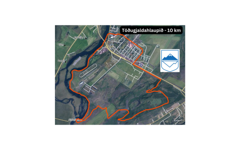 Myndir af hlaupaleiðum eru neðst í fréttinni.