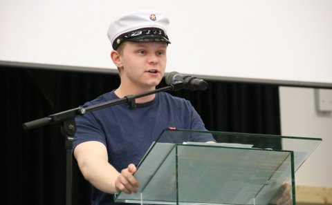 Sigurður Karl Sverrisson, nýstúdent.