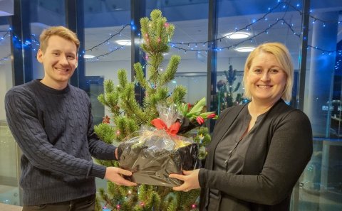 Árni Freyr Magnússon sem átti hugmyndina að slagorðinu sem var kosið sem slagorð Rangárþings ytra fæ…