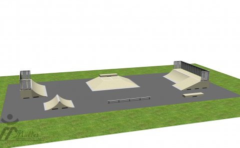 Hjólabrettagarður á Hellu