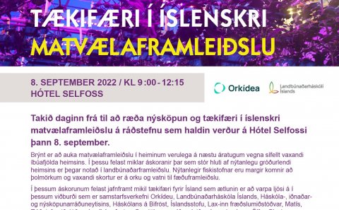 Nýsköpun og tækifæri í íslenskri matvælaframleiðslu