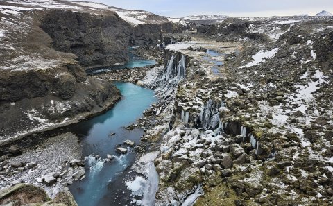 Þegar rennsli Tungnaár verður beint niður Sigöldugljúfur á framkvæmdatíma verður ásýnd þess allt önn&hellip;