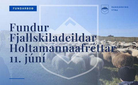 Fundur Fjallskiladeildar Holtamannaafréttar 11. júní