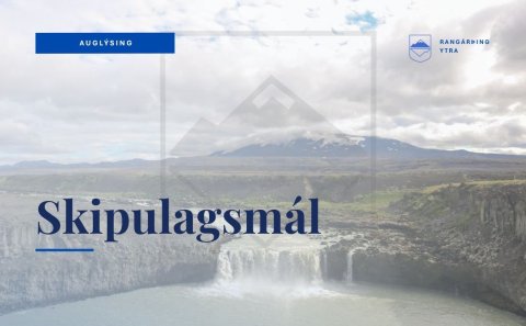 Auglýsing um skipulagsmál