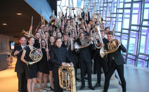 Skólahljómsveit Kópavogs heimsækir Tónlistarskóla Rangæinga