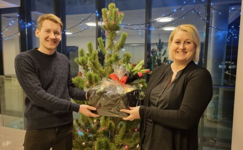 Árni Freyr Magnússon sem átti hugmyndina að slagorðinu sem var kosið sem slagorð Rangárþings ytra fæ…