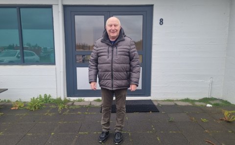 Jón Ragnar Björnsson formaður félags eldri borgara í Rangárvallasýslu.