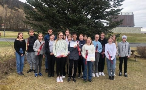 Frábær hópur. Mynd: Facebook / Skólamál