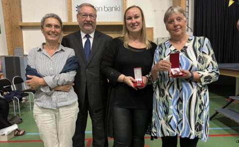 Gerard Pokruszynski sendiherra Póllands ásamt konu sinni Margherita Bacigalupo-Pokruszynska, Magdale…