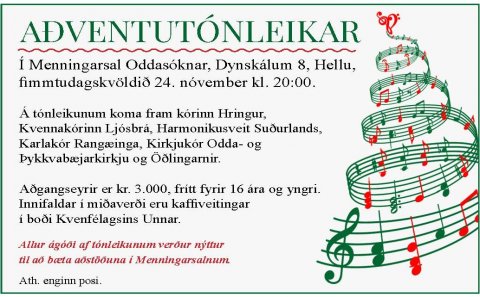 Aðventutónleikar