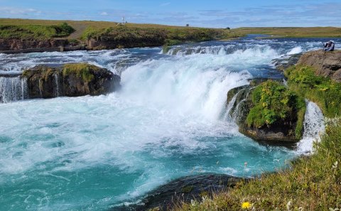 Lagfæringar á göngustígnum að Ægissíðufossi