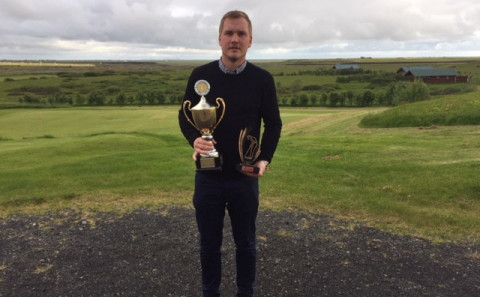 Meðf. er mynd af Andra Má Óskarssyni
Hafdís Alda þurfti að fara erlendis strax eftir leik og því ná…