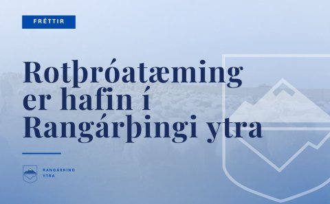 Rotþróatæming 2026 er hafin í Rangárþingi ytra