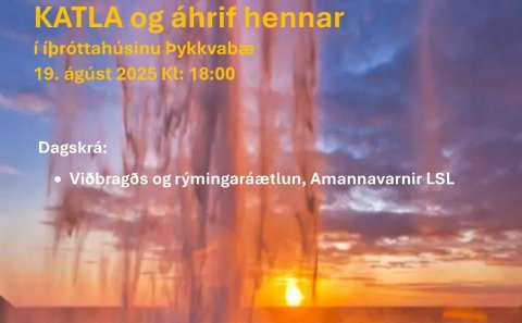 Íbúafundur í Þykkvabæ 19. ágúst