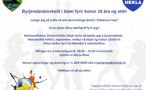 Byrjendanámskeið í blaki