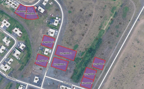 Íbúðalóðir lausar til úthlutunar.