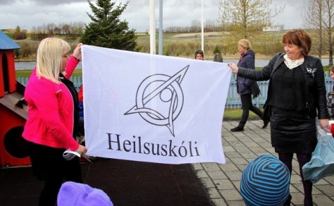 Vorhátíð leikskólans Heklukots og viðurkenning Heilsuskólans