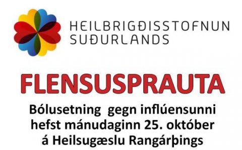 Tilkynning frá HSU - Flensuspruta