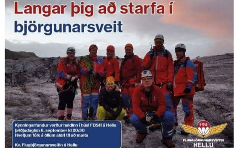 Langar þig að starfa í björgunarsveit ?