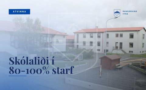 Skólaliði í 80-100% starf í Laugalandsskóla.