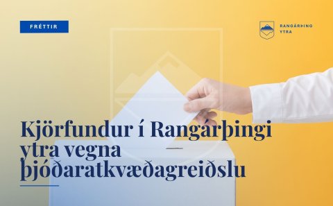 Kjörfundur í Rangárþingi ytra vegna þjóðaratkvæðagreiðslu um aðildarviðræður við ESB