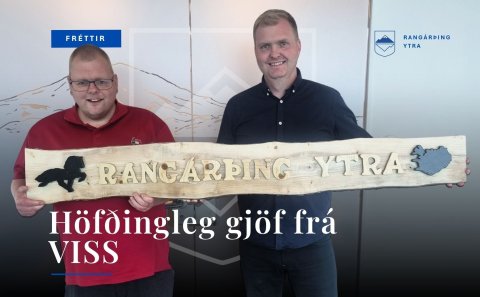 Höfðingileg gjöf frá VISS