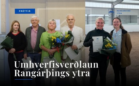 Umhverfisverðlaun Rangárþings ytra veitt á Töðugjöldum