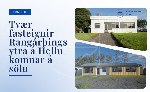 Tvær eignir sveitarfélagsins komnar á sölu