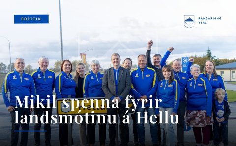 Mikil spenna fyrir landsmótinu á Hellu
